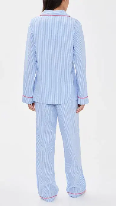 BedHead PJs Classic Cotton Poplin Pajama et French tripe | Thumbnail 3