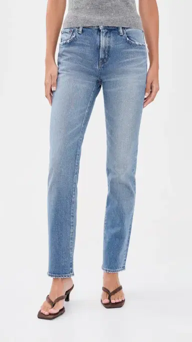 MOUSSY VINTAGE Slim Straight Jeans Blue | Thumbnail 2
