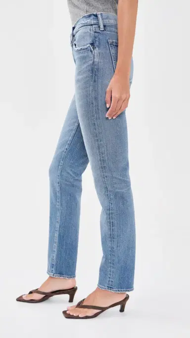 MOUSSY VINTAGE Slim Straight Jeans Blue | Thumbnail 4