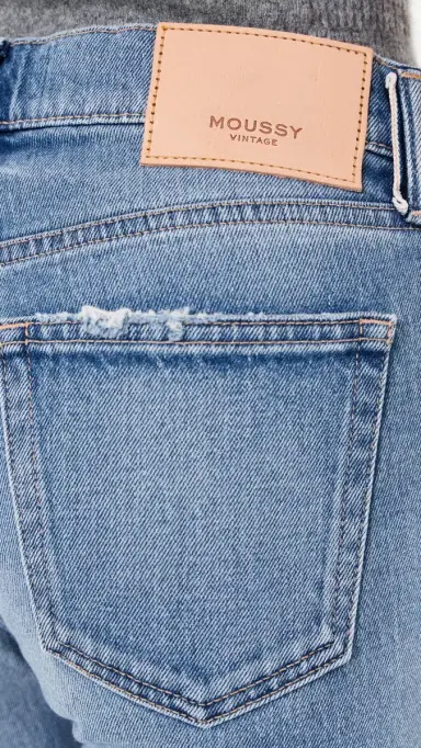 MOUSSY VINTAGE Slim Straight Jeans Blue | Thumbnail 6