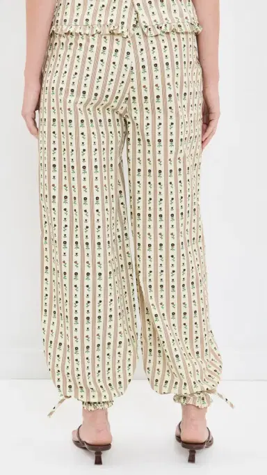 House of Sunny Vintage Rose Balloon Pants Multi Stripe | Thumbnail 3