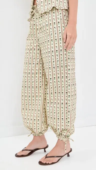 House of Sunny Vintage Rose Balloon Pants Multi Stripe | Thumbnail 4