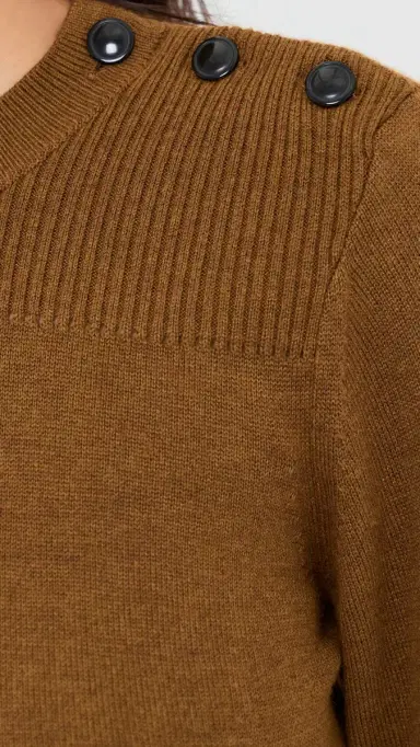 Isabel Marant Jozira Midi Dress Bronze | Thumbnail 6