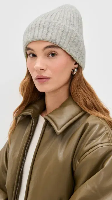 Hat Attack Key Beanie Heather Grey One Size | Thumbnail 3