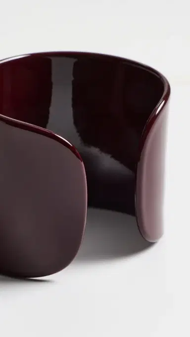 Heaven Mayhem Marbella Bangle Burgundy One Size | Thumbnail 4