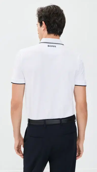 BOSS Paddy Pro Polo Shirt White | Thumbnail 3