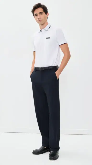 BOSS Paddy Pro Polo Shirt White | Thumbnail 5