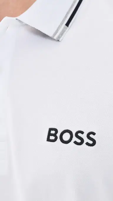 BOSS Paddy Pro Polo Shirt White | Thumbnail 6