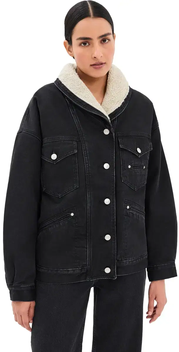 Isabel Marant Pimia Jacket Faded Black