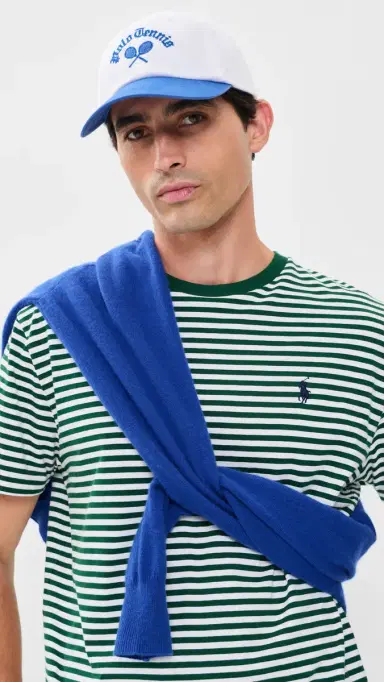 Polo Ralph Lauren x US Open Chino Cap Crmc Wht/Iris Blue One Size | Thumbnail 4
