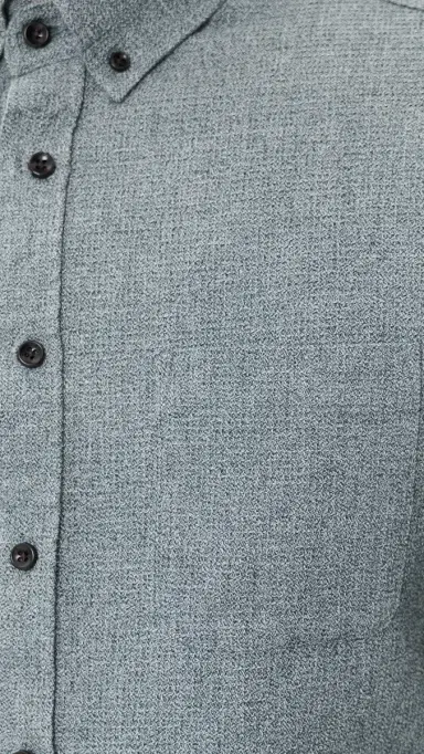 Taylor Stitch The Jack Twist Waffle Shirt Pine | Thumbnail 6 Taylor Stitch The Jack Twist Waffle Shirt Pine | Thumbnail 6