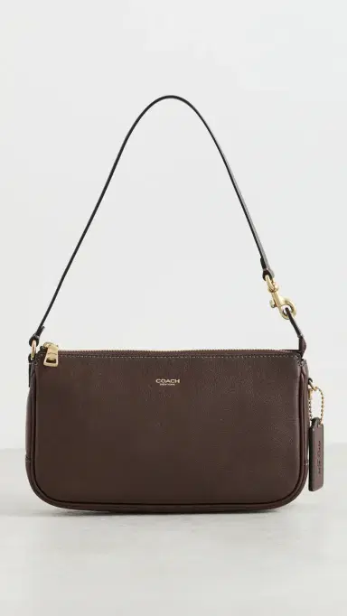 Coach Natural Grain Leather Plaza Bag Maple One Size | Thumbnail 2