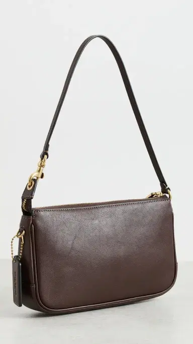Coach Natural Grain Leather Plaza Bag Maple One Size | Thumbnail 4