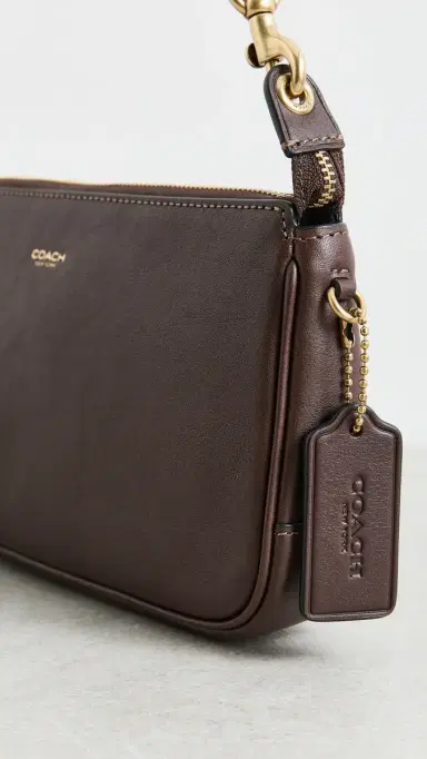Coach Natural Grain Leather Plaza Bag Maple One Size | Thumbnail 5