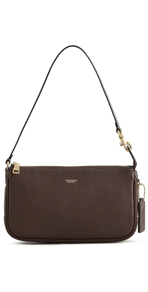 Coach Natural Grain Leather Plaza Bag Maple One Size