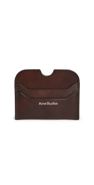 Acne Studios Elmas Aged Leather Card Case | Thumbnail 1 Acne Studios Elmas Aged Leather Card Case | Thumbnail 1