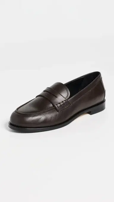 AEYDE Oskar Leather Loafers Moka | Thumbnail 2