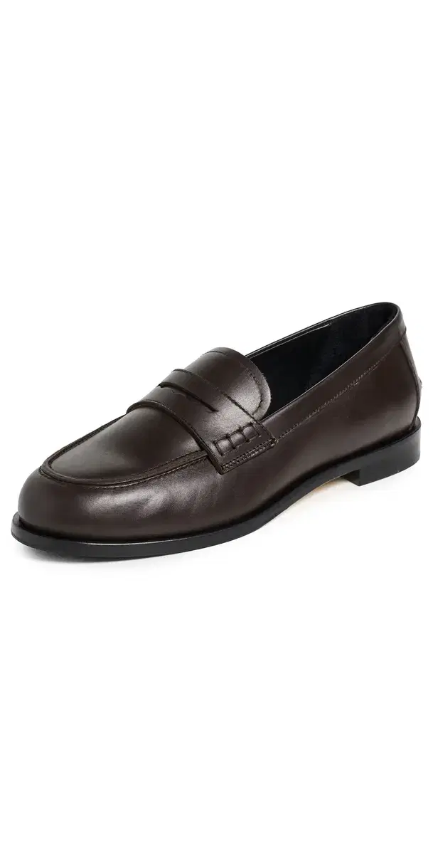 AEYDE Oskar Leather Loafers Moka