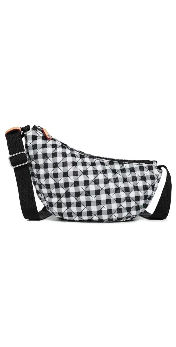 Small Metro Smile Bag Black/White Gingham One Size