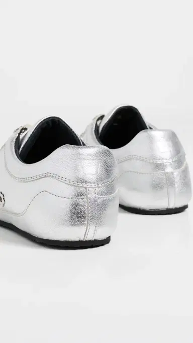 Cecilie Bahnsen Stud Sneakers Silver | Thumbnail 4