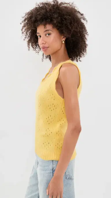 Frame The Cashmere Blend Airy Tank | Thumbnail 4 Frame The Cashmere Blend Airy Tank | Thumbnail 4
