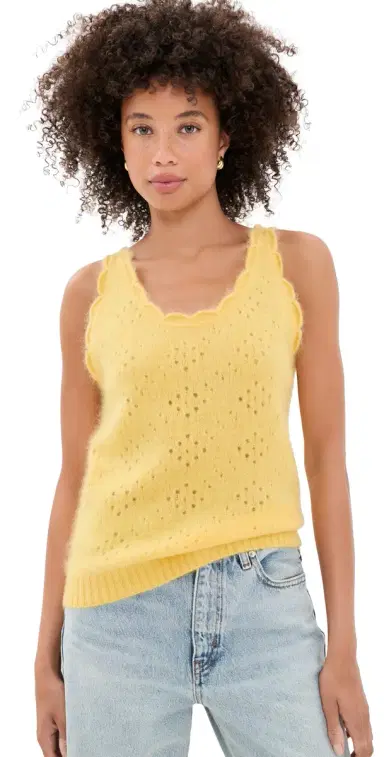 Frame The Cashmere Blend Airy Tank | Thumbnail 1 Frame The Cashmere Blend Airy Tank | Thumbnail 1
