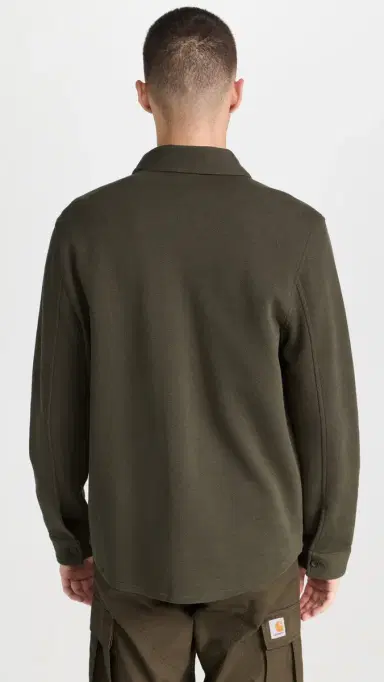 Vince Shirt Jacket Frog/H Grey | Thumbnail 3 Vince Shirt Jacket Frog/H Grey | Thumbnail 3