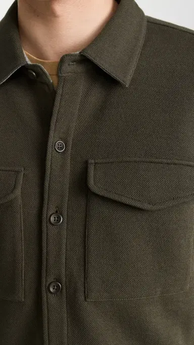Vince Shirt Jacket Frog/H Grey | Thumbnail 6 Vince Shirt Jacket Frog/H Grey | Thumbnail 6