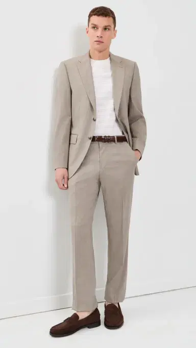 BOSS Jeckson Two-Piece Suit Dark Beige | Thumbnail 2