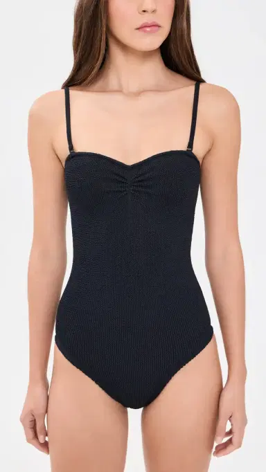 Hunza G Lea Swim One Piece Black/Polka Dot One Size | Thumbnail 2