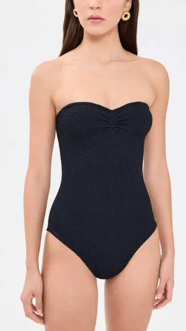 Hunza G Lea Swim One Piece Black/Polka Dot One Size | Thumbnail 5