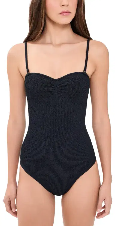 Hunza G Lea Swim One Piece Black/Polka Dot One Size | Thumbnail 1
