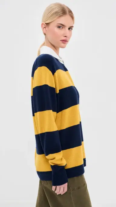Nili Lotan Rashida Rugby Sweater | Thumbnail 4 Nili Lotan Rashida Rugby Sweater | Thumbnail 4