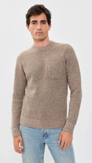 Taylor Stitch The Crawford Crew Sweater Coffee | Thumbnail 2 Taylor Stitch The Crawford Crew Sweater Coffee | Thumbnail 2