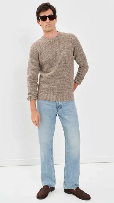 Taylor Stitch The Crawford Crew Sweater Coffee | Thumbnail 5 Taylor Stitch The Crawford Crew Sweater Coffee | Thumbnail 5