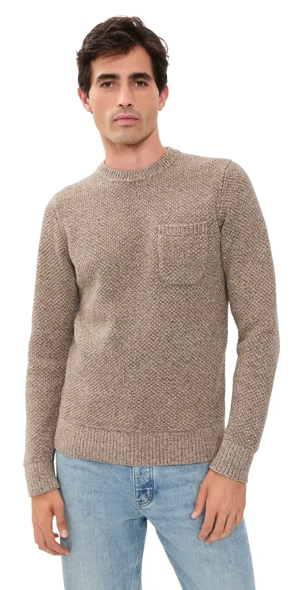 The Crawford Crew Sweater Coffee
