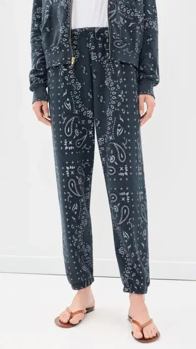 Aviator Nation Bandana Women's Sweatpants Charcoal | Thumbnail 2