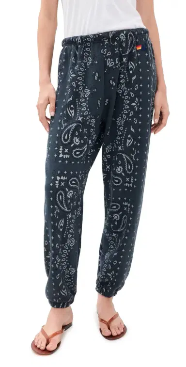 Aviator Nation Bandana Women's Sweatpants Charcoal | Thumbnail 1