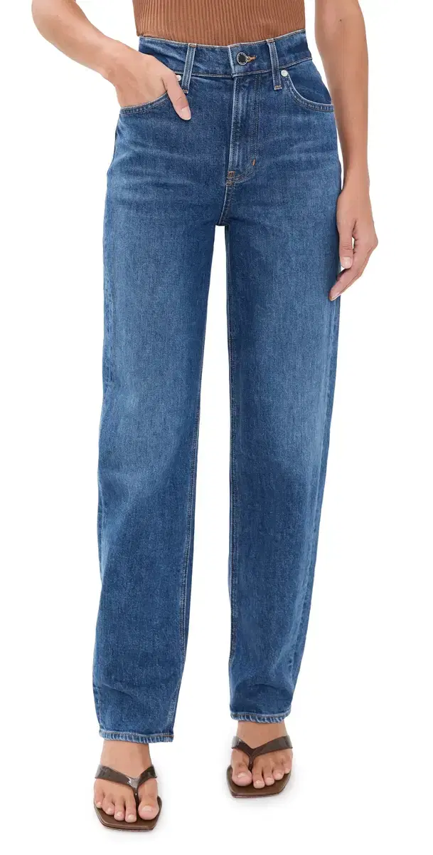 Veronica Beard Jean Harley Arc Jeans Bright Blue