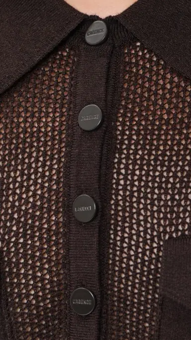 L'Agence Carine Pointelle Collared Sweater | Thumbnail 6 L'Agence Carine Pointelle Collared Sweater | Thumbnail 6