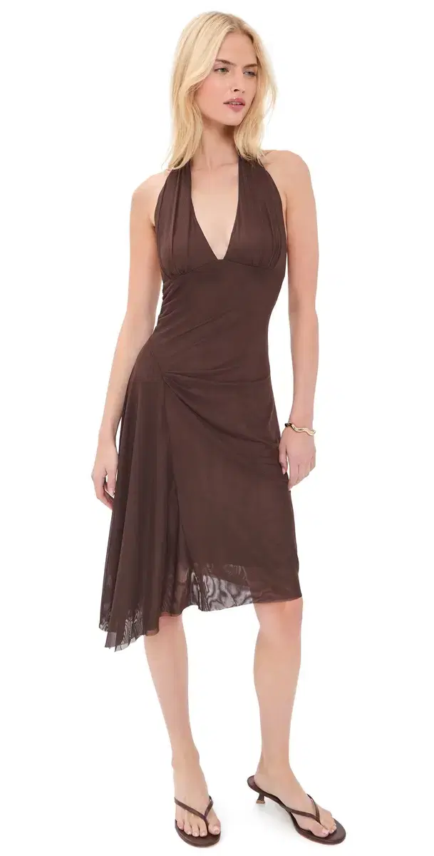 NIA Chiara Dress Chocolate