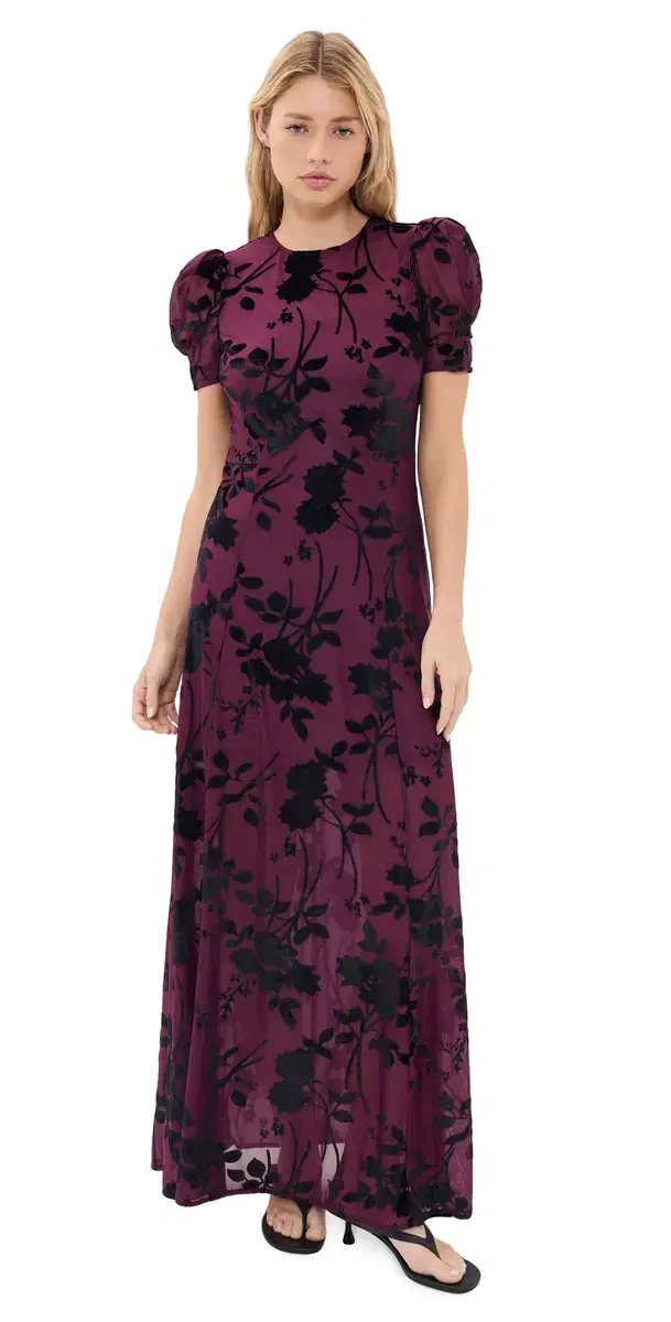o.p.t o. p.t Ralph Velvet Dress Plum Velvet