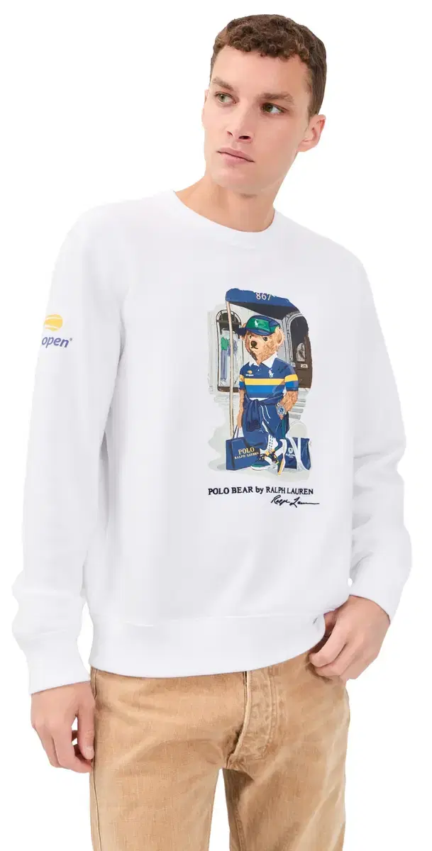 Polo Ralph Lauren x U Open Bear Sweatshirt White
