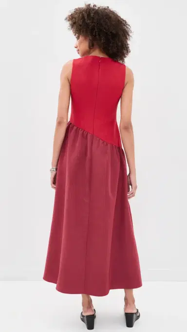 SIMONMILLER Laurel Moire Midi Dress | Thumbnail 3 SIMONMILLER Laurel Moire Midi Dress | Thumbnail 3