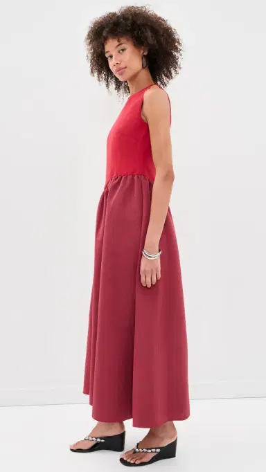 SIMONMILLER Laurel Moire Midi Dress | Thumbnail 4 SIMONMILLER Laurel Moire Midi Dress | Thumbnail 4