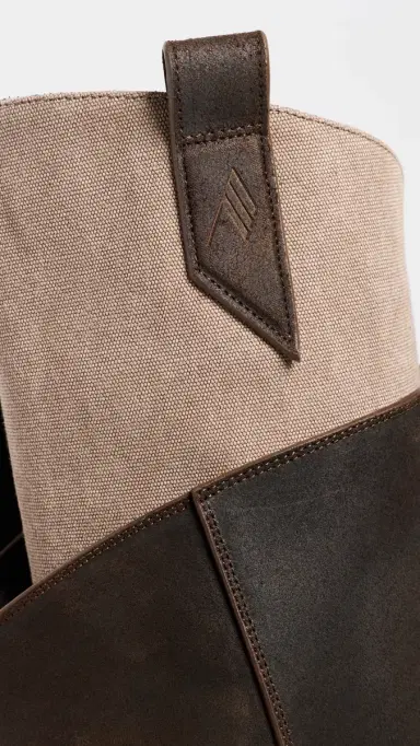 The Attico Robin Passeggiata Combat Boots Taupe | Thumbnail 6