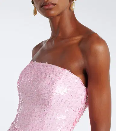 Costarellos Harlee floral-appliqué sequined cocktail dress | Thumbnail 6 Costarellos Harlee floral-appliqué sequined cocktail dress | Thumbnail 6