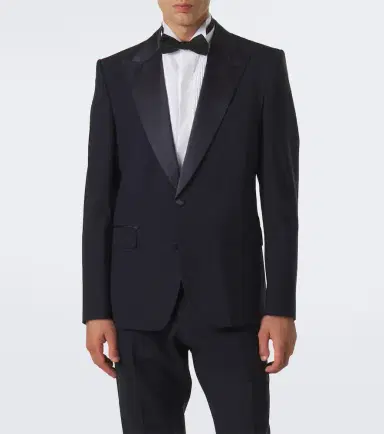 Dolce & Gabbana Wool and silk-blend tuxedo | Thumbnail 4