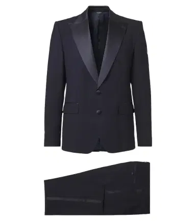 Dolce & Gabbana Wool and silk-blend tuxedo | Thumbnail 1
