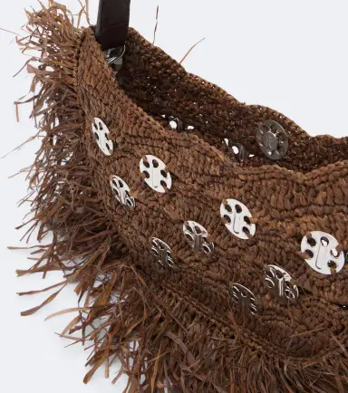 Rabanne Sac A Main fringed raffia top-handle bag | Thumbnail 3 Rabanne Sac A Main fringed raffia top-handle bag | Thumbnail 3